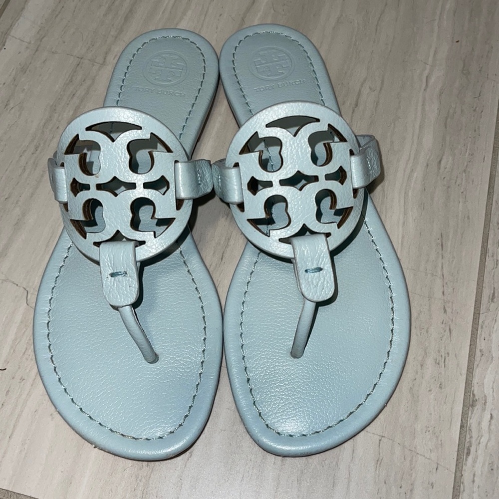 Tory Burch Miller Sandals- Tiffany Blue